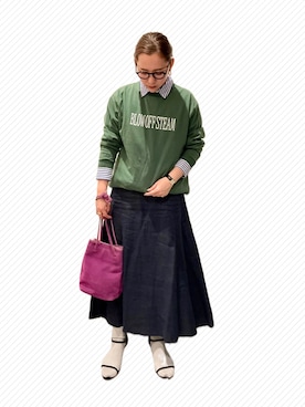 KANさん(レディース・156cm)の春コーディネート