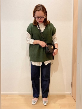 KANさん（レディース・156cm）の秋コーディネート