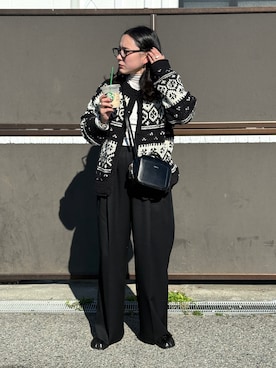 「アイテム（パンプス）」を使った、KANさん（レディース・156cm・30代）の秋コーディネート