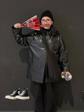 KANさん（骨格ストレート・レディース・156cm）の冬コーディネート