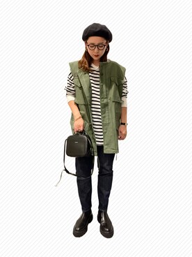 KANさん(レディース・156cm)の秋コーディネート