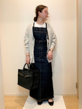 「SEA（シー）のアイテム（かごバッグ）」を使った、KANさん（レディース・156cm）の秋コーディネート