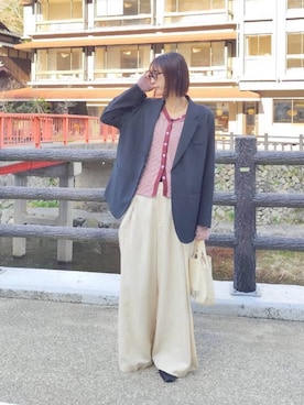 「JOURNAL STANDARD（ジャーナルスタンダード）のアイテム（トップス）」を使った、midさん（レディース・170cm）の春コーディネート