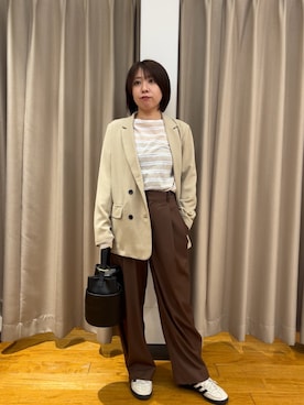 megさん（レディース・153cm）の春コーディネート