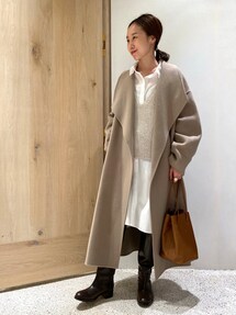 rimayuhf様 カレンソロジー グラニートニットベスト サイドリボンアルパカ ✨新品✨ カレンソロジー グラニートニットベスト サイドリボン