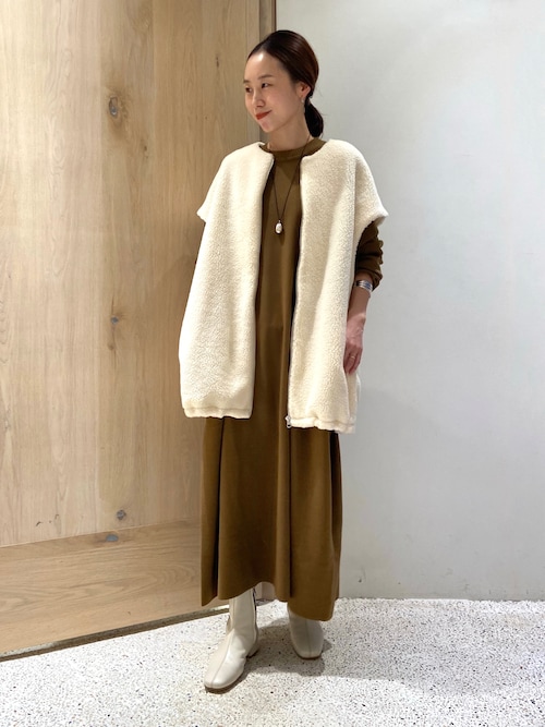 ゆき様 美品 ♡Curensology♡ ラナボクシーワンピース アイボリー Curensology（カレンソロジー）の「Curensology(カレンソロジー