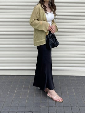 「COOLなこのコが仲間入り」｜「アイテム（その他アウター）」を使った、miuさん（レディース・160cm）の夏コーディネート