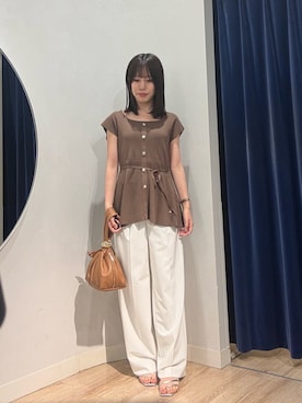 fujiwaraさん（レディース・153cm）の夏コーディネート