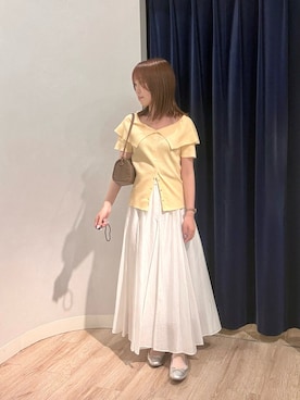 fujiwaraさん(レディース・153cm)の夏コーディネート