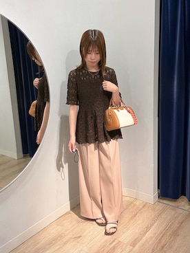 fujiwaraさん（レディース・153cm）の春コーディネート