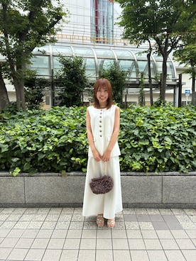fujiwaraさん（レディース・153cm）の夏コーディネート