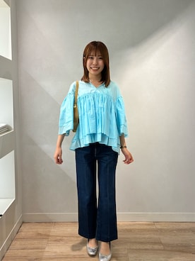 fujiwaraさん（レディース・153cm）の夏コーディネート