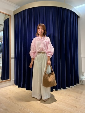 fujiwaraさん（レディース・153cm）の春コーディネート