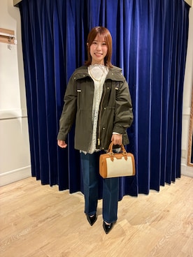 fujiwaraさん（レディース・153cm）の春コーディネート