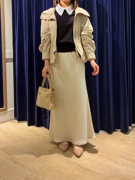 fujiwaraさん（レディース・153cm）の春コーディネート