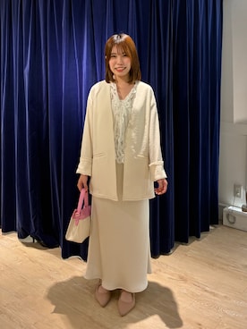 fujiwaraさん（レディース・153cm）の春コーディネート