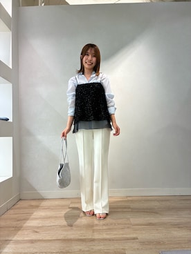 「The Bagmati（ザバグマティ）のアイテム」を使った、fujiwaraさん（レディース・153cm）の春コーディネート