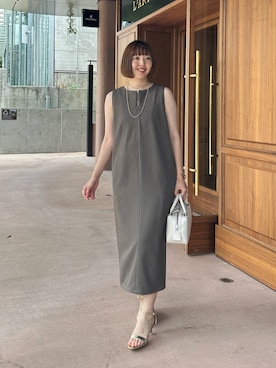 「アイテム（ジャンパースカート）」を使った、なのさん（レディース・162cm）の夏コーディネート