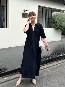 「EVOL（イーボル）のアイテム」を使った、なのさん（レディース・162cm）の夏コーディネート