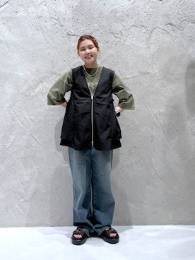 「骨格ストレート」｜RIKOさん（レディース・155cm・20代）の夏コーディネート