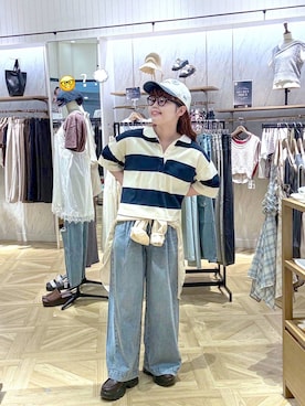 RIKOさん（レディース・155cm）の夏コーディネート