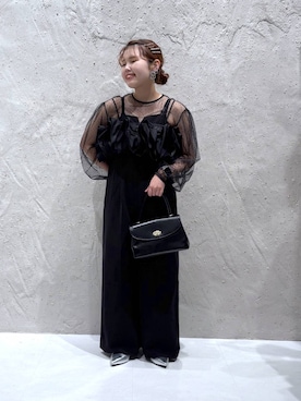 「アイテム（パンプス）」を使った、RIKOさん（レディース・155cm・20代）の夏コーディネート