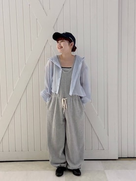 「LOWRYS FARM」｜RIKOさん（レディース・155cm）の春コーディネート