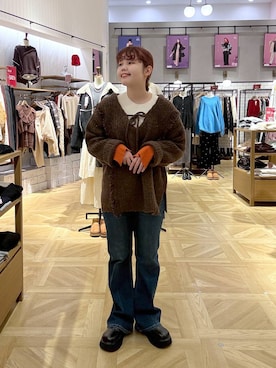 RIKOさん（レディース・155cm）の冬コーディネート