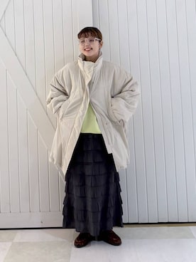 「撥水」｜RIKOさん（レディース・155cm）の秋コーディネート