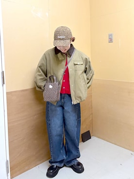 「アイテム（その他アウター）」を使った、RIKOさん（レディース・155cm・20代）の秋コーディネート