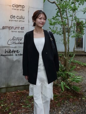 「ampm（エーエムピーエム）のアイテム」を使った、aoiさん（レディース・163cm）の夏コーディネート