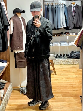 「アイテム（デニムジャケット）」を使った、obaさん（メンズ・177cm）の夏コーディネート