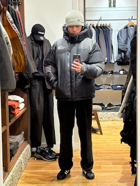 「アイテム（帽子）」を使った、obaさん（メンズ・177cm）の秋コーディネート