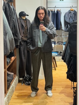 「アイテム（ジャケット/アウター）」を使った、obaさん（メンズ・177cm）の冬コーディネート