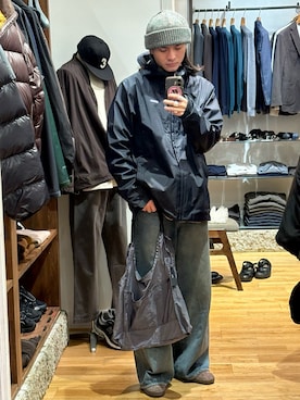 「アイテム（バッグ）」を使った、obaさん（メンズ・177cm）の秋コーディネート