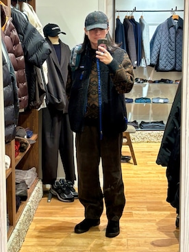 「アイテム（ベスト）」を使った、obaさん（メンズ・177cm）の秋コーディネート