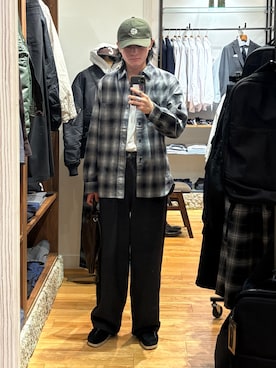 「PENDLETON（ペンドルトン）のアイテム（トップス）」を使った、obaさん（メンズ・177cm）の秋コーディネート