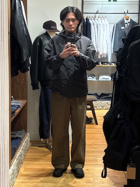 「Snow Peak（スノーピーク）のアイテム」を使った、obaさん（メンズ・177cm）の秋コーディネート
