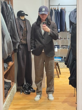 「アイテム（ジャケット/アウター）」を使った、obaさん（メンズ・177cm）の冬コーディネート