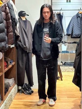 「アイテム（トップス）」を使った、obaさん（メンズ・177cm）の秋コーディネート