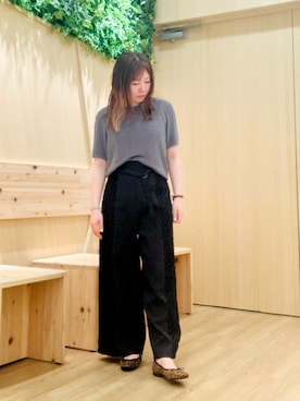 「バレエシューズ」｜卑弥呼　川西阪急さん（レディース・152cm）の夏コーディネート