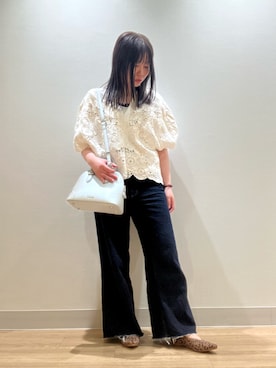 「HIMIKO（ヒミコ）のアイテム」を使った、卑弥呼　川西阪急さん（レディース・152cm）の夏コーディネート
