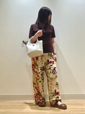 「HIMIKO（ヒミコ）のアイテム」を使った、卑弥呼　川西阪急さん（レディース・152cm）の夏コーディネート