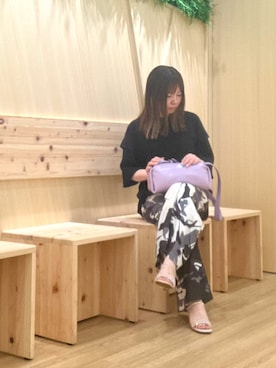 「NICAL（ニカル）のアイテム」を使った、卑弥呼　川西阪急さん（レディース・152cm）の夏コーディネート