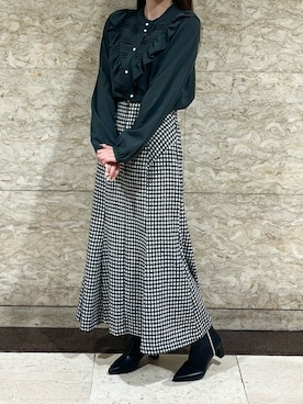 横浜ポルタ店さん(レディース・153cm)の秋コーディネート