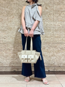 横浜ポルタ店さん(レディース・158cm)の夏コーディネート