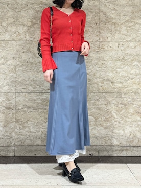 横浜ポルタ店さん（レディース・158cm）の春コーディネート