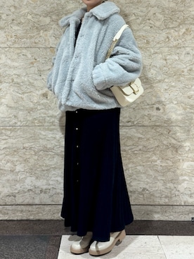 横浜ポルタ店さん（レディース・147cm）の冬コーディネート