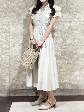 「MISCH MASCH（ミッシュマッシュ）のアイテム」を使った、横浜ポルタ店さん（レディース・155cm）の春コーディネート