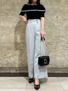 「MISCH MASCH（ミッシュマッシュ）のアイテム」を使った、横浜ポルタ店さん（レディース・158cm）の春コーディネート